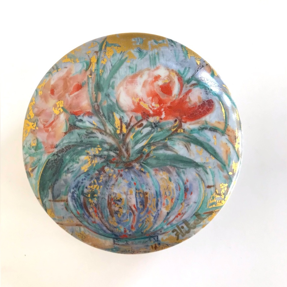Rare Vintage Limoges France Porcelain Trinket Box